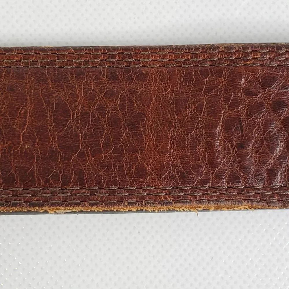 Ariat Western Style Men's Genuine Leather Brown Belt Size 38